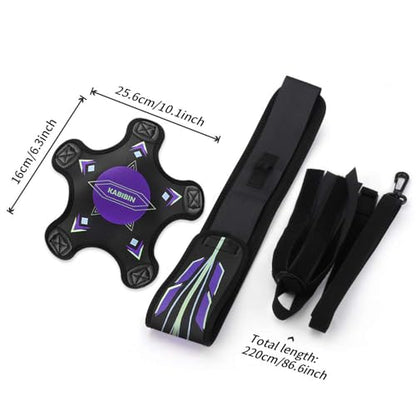 Soccer Ball/Volleyball Training Equipment, Solo Soccer Kick Trainer for Kids Adults, Soccer Practice Aid Bungee Waist Belt