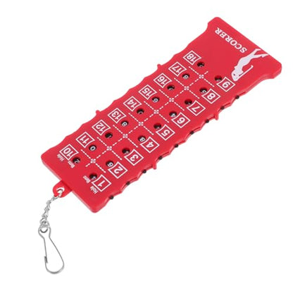 GANAZONO Compact Golf Score Counter Stroke Tracker Lightweight Portable Golf Accessories for Outdoor Practice Competition Fans