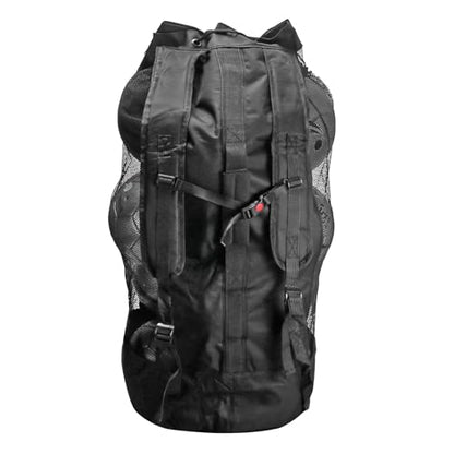 Professional Large Meshes Ball Bags with Shoulder Strap Soccer Meshes Equipment Ball Bags Basketball Gear Storage Backpack with Adjustable Padded Shoulder Strap