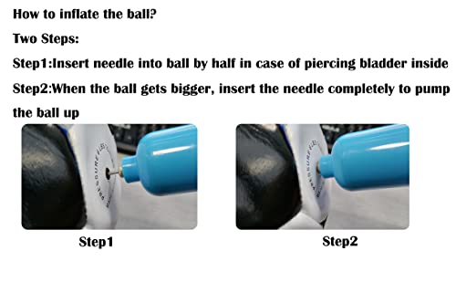 Soccer Ball Size 2 Small Pump with Needle Indoor and Outdoor Training Practice Couch School Gift for Toddlers Kids Boys Girls 3+ Years Old