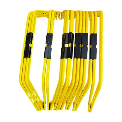 Agility Ladder Soccer Agility Ladder Training Equipment Football Speed Ladder Footwork Ladder PP Construction Suitable for Athletes Gym Workouts