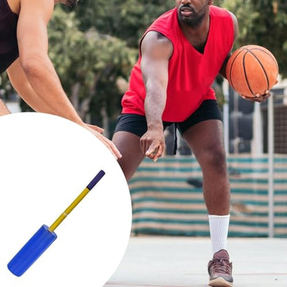 Basketball Blocking Pad Padded Blocking Guard Adjustable Length Professional Speed Reaction Training Ball Control Multifunctional Sports Sparring - color: Blue