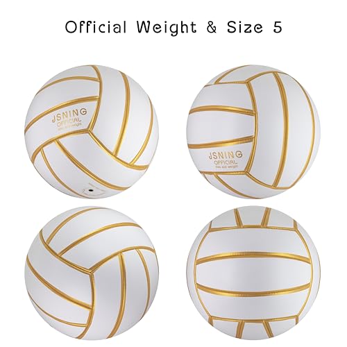 Volleyball, Soft Touch, Volley Lite for Outdoor Indoor Beach Game, Official Size 5, Gift for Boy Girl Man and Woman