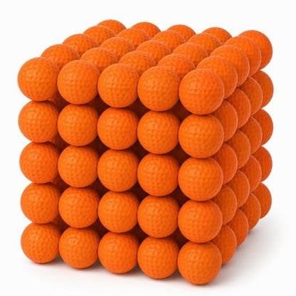 ZenNex 120 Pcs Foam Golf Practice Balls，Lifelike Touch, Durable Construction, Restricted Flight Distance, Ideal for Indoor and Outdoor Practice and Party Decoration.
