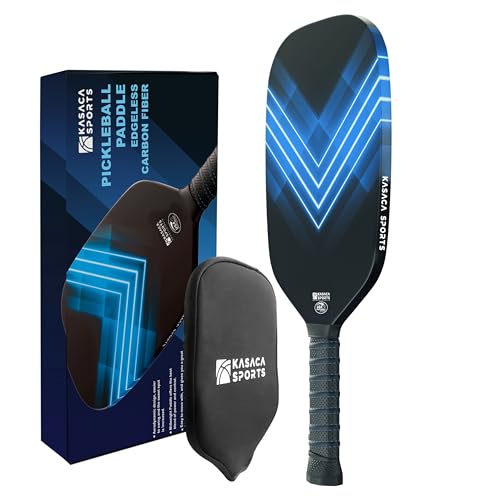 Pickleball Paddles, USAPA Carbon Fiber Pickleball Paddle with Pickle Ball Paddle Cover, Pickle Ball Raquette Pickle Ball Racket Edgeless Style