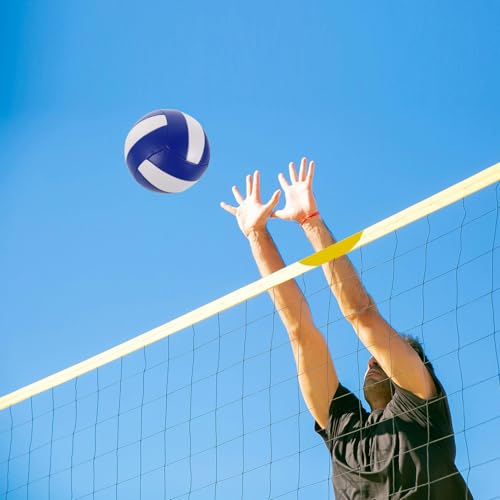 KOMBIUDA Volleyball Training Equipment Pu Volleyball for Boys and Girls Teenagers Adults Soft Ball