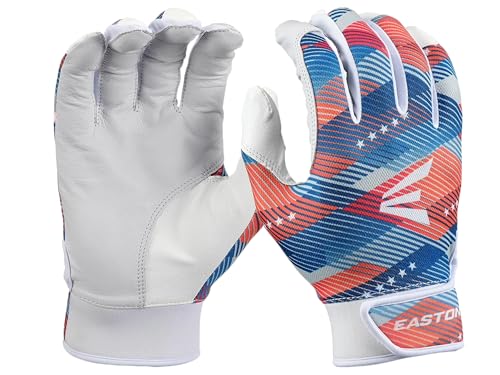 Easton | Moxie Batting Gloves | T-Ball/Baseball/Softball | Multiple Colors - color: USA, style: T-Ball