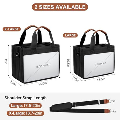KKXIU Canvas Tote Bag for Women with Zipper and Compartments Crossbody Large Bible Messenger Purse Bag With Pockets | Canvas, with Zipper, and Compartments, Large, Bible, With Pockets