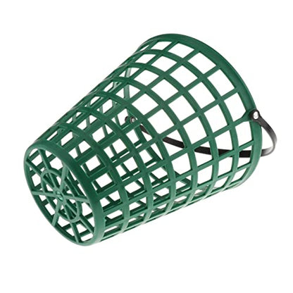 Heavy Duty Golf Ball Field Basket, Golf Tennis Ball Container with Handle Ball Holder Contain Storage Basket Transport Basket Stadium Accessories - Contains, Holds 100 Balls
