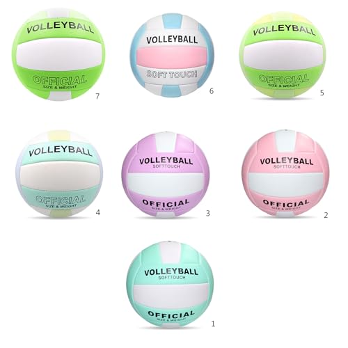 Volleyball Official Size 5 Waterproof Soft Sand Volleyball Beach Game Practice Volleyball Sports PU