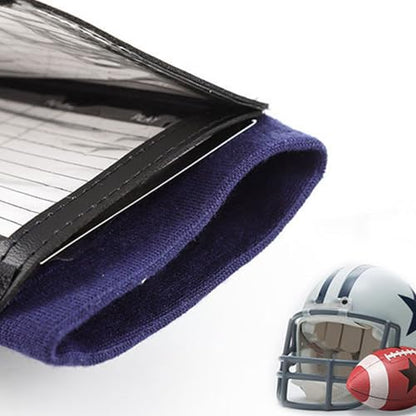 Multifunctional Football Play Wristband, Large Window Softball Wristband for Quarterback Playbook, Sports Coach Play Card Holder for Baseball Soccer Basketball