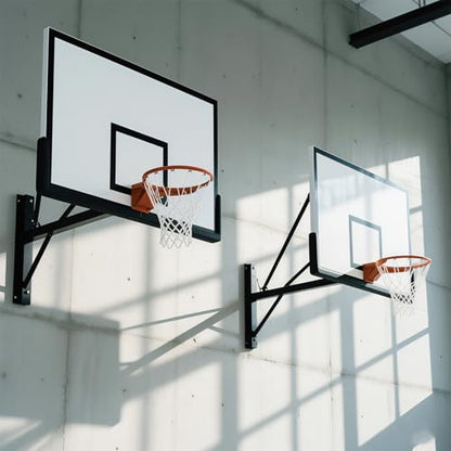 8 Pcs Mini Basketball Nets Replacement for 8"-10.25" Basketball Rims with 8 Loops White Nylon Small Basketballs Hoop Net Basketballs Rims Thicker Ropes Weaved All Weather