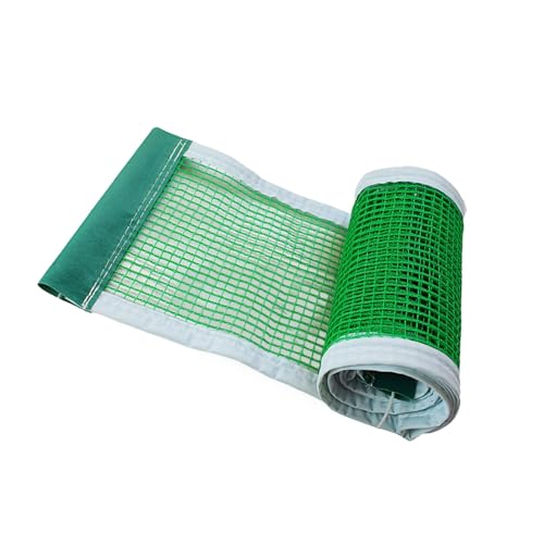 Quick Assembly Table Tennis Net Folding Portables Universals Pingpong for Various Tables Durability Adjustable Height Pingpong - color: Green Four Pack Edge