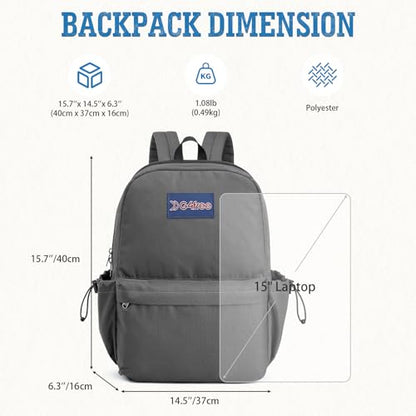 G4Free Pickleball Bag, Pickleball Backpack Fits 2 Paddles with Shoes Compartment and Fence Hook for Men and Women - color: Grey