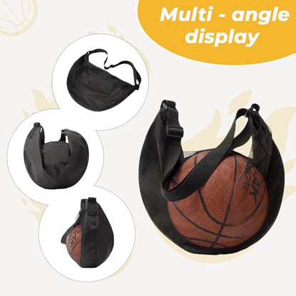 Oxford Cloth Basketball Training Net Bag Side Carry Single Football Net Pouches Soccer Volleyball Storage Bag Training Backpacks