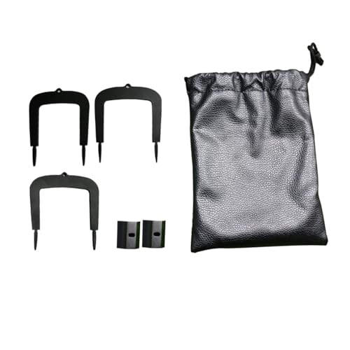 BESPORTBLE Golf Training Aid 3-piece Putting Gate Set Aluminum Alloy Putting Alignment Tool Exercise Practice for Putts