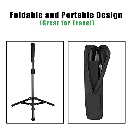 Hikeen Baseball Tees - Batting Tee with Portable Tripod Stand for Softball Hitting Training, Includes Carrying Bag - style: tee