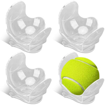 4 PCS Tennis Ball Holder, Tennis Ball Waist Clip Holder Waistband Clip Small Portable Sports Equipment for Practice and Matches