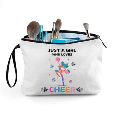Cheer Makeup Bag, Multicolour, Cheerleader Gift, Travel Organizer - color: Cheer