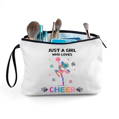 Cheer Makeup Bag, Multicolour, Cheerleader Gift, Travel Organizer - color: Cheer