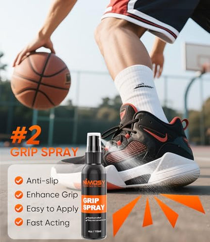Pro Sport Grip Cleaner Kit - Golf Club & Pickleball Paddle Grip Care Set with Spray, Brush & Microfiber Towel - Restores Grip for Baseball, Tennis, Soccer Goalie Gloves - Perfect Sports Gift