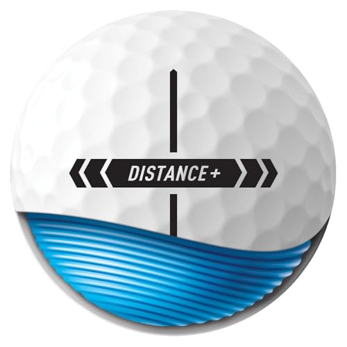 TaylorMade Golf Distance+ Golf Balls - color: White, style: 2025