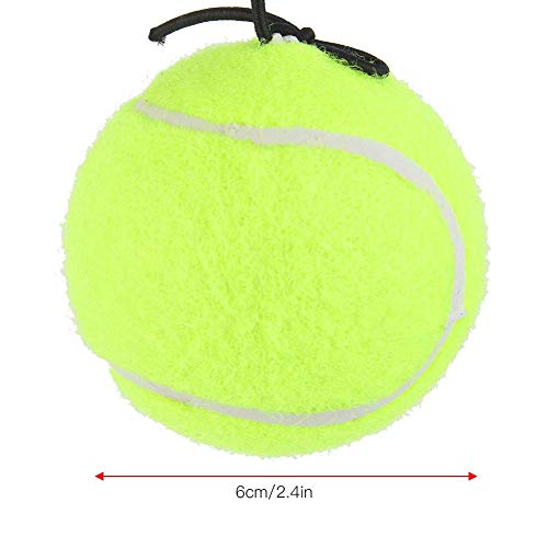 yafa Tennis Training Ball Solo Tennis Trainer Singles Training Self-Study Practice Ball with 4 Meter Elastic Rubber Stringfor Tennis Beginner