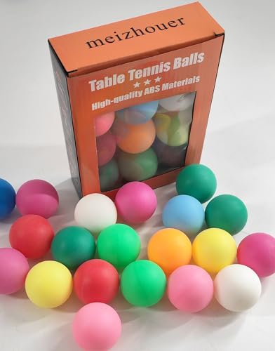 High Bounce & Durable ABS Mat Colored 3 Star Ping Pong Balls 4 Trainning,Party Games,Pet Cats Toys - style: pack of 12 - multicolour