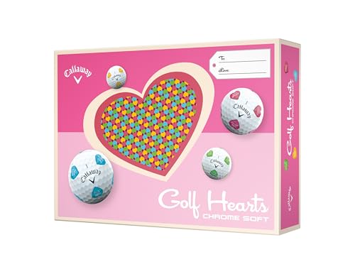 Callaway Golf Chrome Soft 2026 Golf Balls - color: Truvis Hearts
