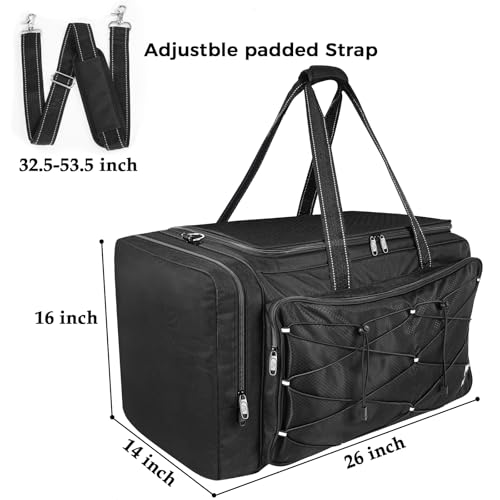 MATEIN Extra Large Catchers Gear Bag, 90 L Baseball Bag with Vented Shoes Compartment and Bat Holder for Baseball Equipment, Softball Duffle Fits Batting Mitten, Tball Gear, Helmet for Adult Men