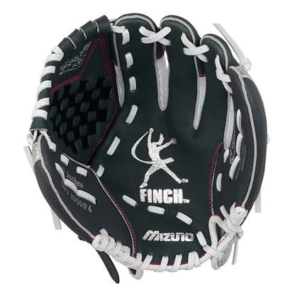 Mizuno Prospect Finch Youth - color: White/Grey Trident Web, size: 10"|Ages 3-6