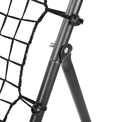 banapoy Football Rebound Target Net, Adjustable Soccer Training Equipment with Foldable Design for Passing, Shoots, Goalkeeper Practice in Clubs, Schools, Outdoor