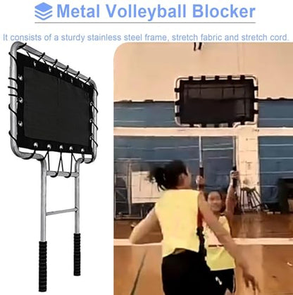 Volleyball Training Block with Realistic Baffle for Spiking Drills, Solo Practice, and Skill Development,Professional Rebounder