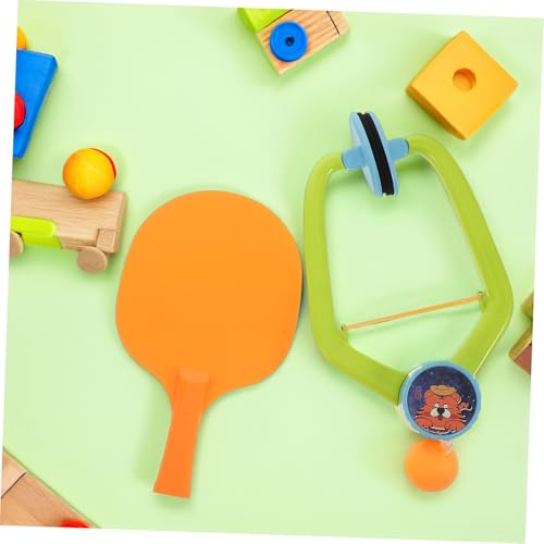 LIOOBO Adjustable Indoor Table Tennis Trainer for Hanging Pong Practice Tool Space Saving Design for Home and School Skill Building and Fitness Improvement