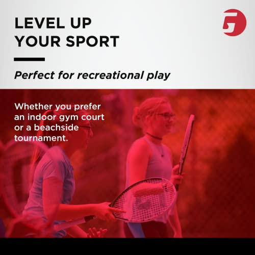 Gamma Sports Junior Tennis Racquet: Quick Kids 19 Inch Tennis Racket - Prestrung Youth Tennis Racquets for Boys and Girls - 93 Inch Head Size | Prestrung, 93 Inch Head Size