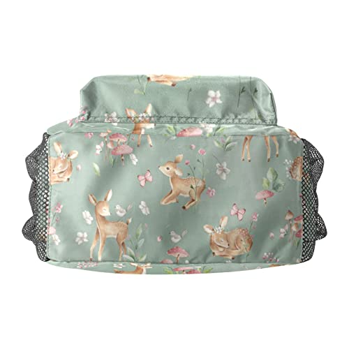 Woodland Forest Animals Deer Personalized School Backpack for Teen Kid-Boy/Girl Toddler Daypack Kindergarten Travel Bookbag - color: Option 5