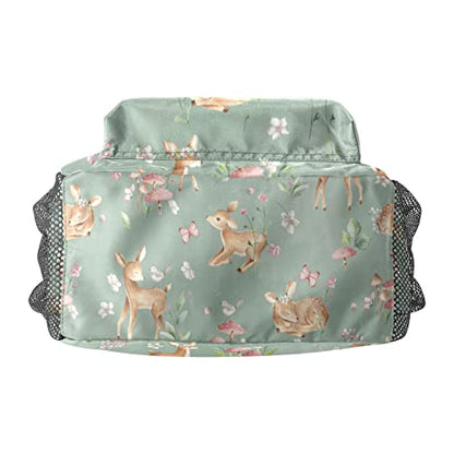 Woodland Forest Animals Deer Personalized School Backpack for Teen Kid-Boy/Girl Toddler Daypack Kindergarten Travel Bookbag - color: Option 5