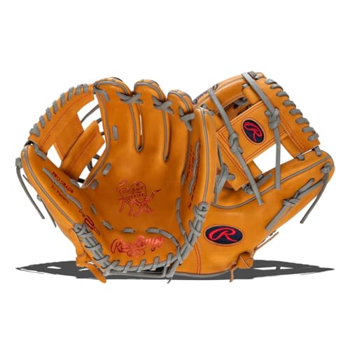 Rawlings | Heart of The Hide Baseball Glove | R2G Models | Advanced Break-in | Sizes 11.5" - 12.75" | Multiple Styles - color: Tan / Camel | Pro I Web, size: 11.5" | Infield