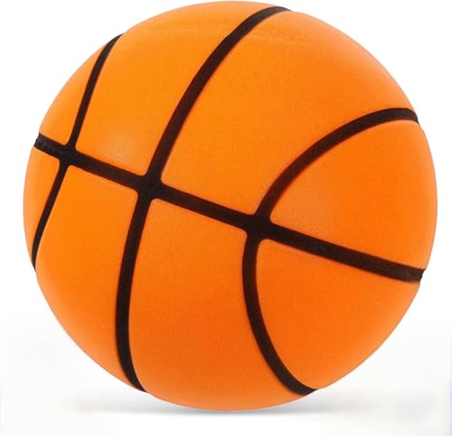 TXP Silent Basketball, 2025 Silent Foam Basketball, Quiet Indoor Training Foam Ball, Indoor, Quiet Bounce Basketballs No Noise No Sound Basketballs - size: 18