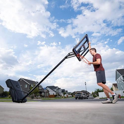 Lifetime Portable Basketball Hoop System - 44 in Adjustable Backboard