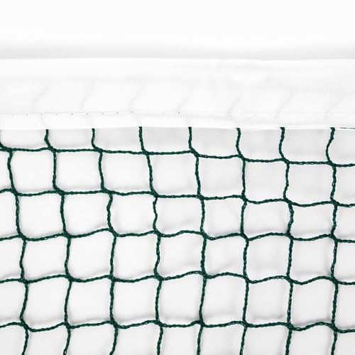 Aoneky Outdoor Replacement Badminton Net, Indoor Standard Regulation Badminton Court Netting Only, 20 x 2.6 ft - color: Green