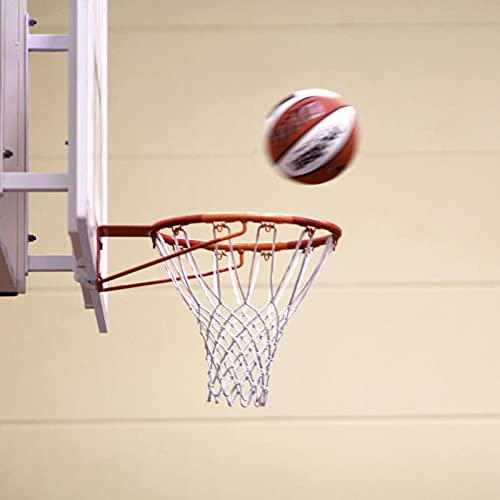 NEIJIANG Basketball Net Replacement Outdoor, Upgraded Thickening Heavy Duty, All Weather Anti Whip, Fits Standard Indoor or Outdoor 12 Loops Rim - style: 1Pc
