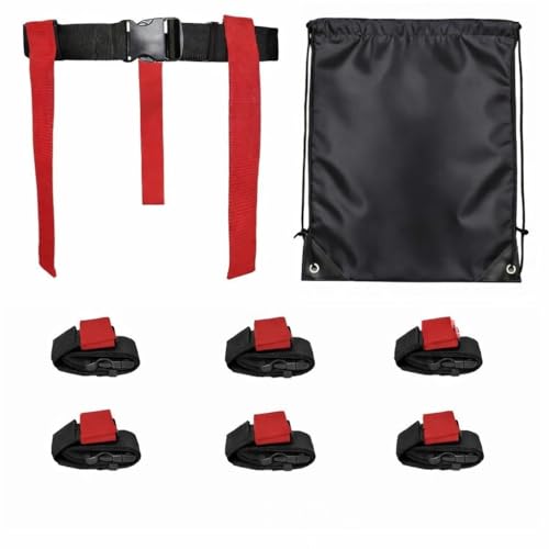 HE Adult Flag Football Belts 40″ Adjustable, Extra-Wide 2″ Heavy-Duty Polypro – Made in USA Lifetime Waranty Several Colors