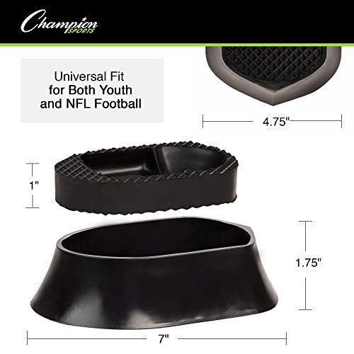 Champion Sports Football Kicking Tee – Heavy-Duty Kickoff Tee in Multiple Styles & Sizes - style: 4-in-1 Kicking Tee (1-2 Inch)