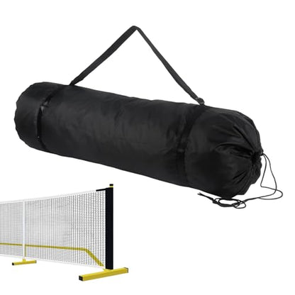 Klmnop Pickleball Net Storage Bag - Portable Drawstring Duffle Carry Bag for Pickleball Net System, Heavy Duty Replacement Holder for Indoor Outdoor Driveway Backyard Court Equipment, No Net
