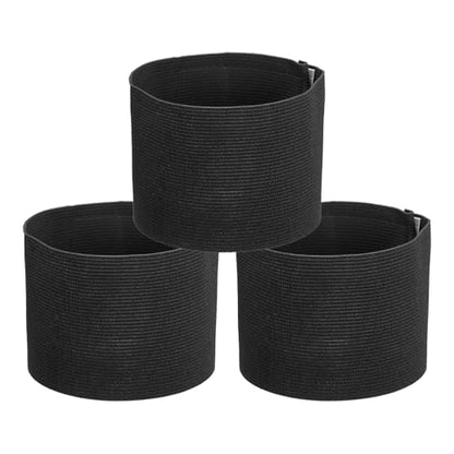 PATIKIL Soccer Captain Armband, Captain Arm Bands for Soccer Elastic Captain Arm Band Sports Captain Armbands - color: Black