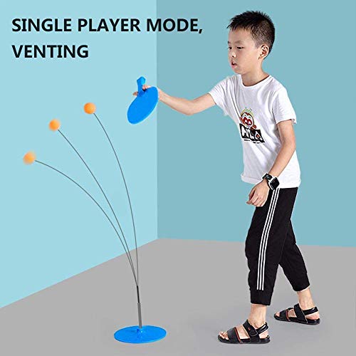 C&H Solutions Table Tennis Trainer with Elastic Soft Shaft, Soft Axis Table Tennis. Leisure Decompression Sports, Ping Pong Ball Practice Set Tools