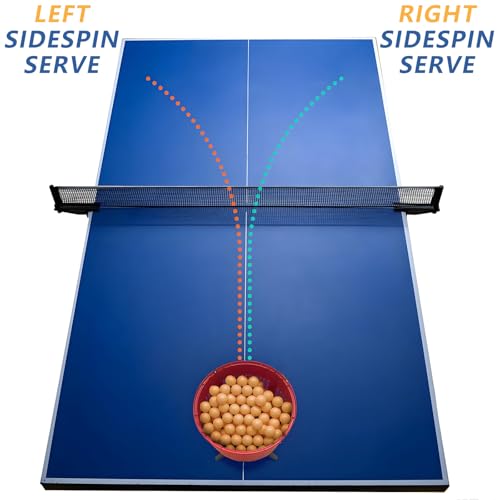 Table Tennis Ball Trainer,w/Removable Ball Storage,Automatic Ping Pong Robot Launcher,Stable Performance,for Beginners and Enthusiasts 100Balls