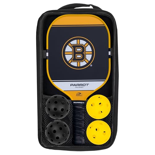 Parrot Paddles NHL Boston Bruins Clear Top Case Paddle Set