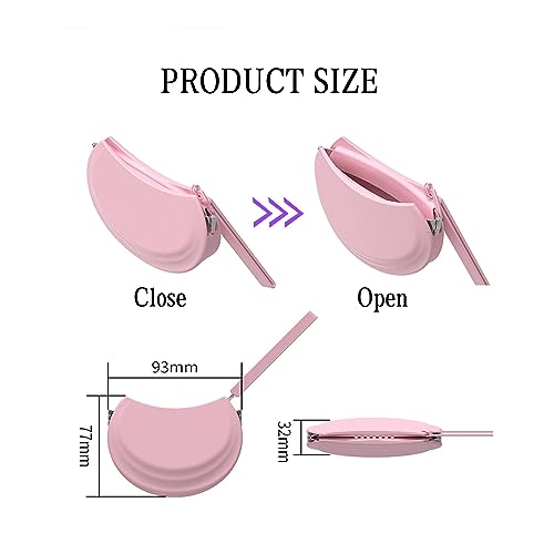 2 Pack Silicone Retainer Case with Vent Holes Lanyard Aligner Case Cute Portable Container Holder Night Guard Case for Travel Girl Women Men Kids (Pink+Blue) - color: Pink+Blue